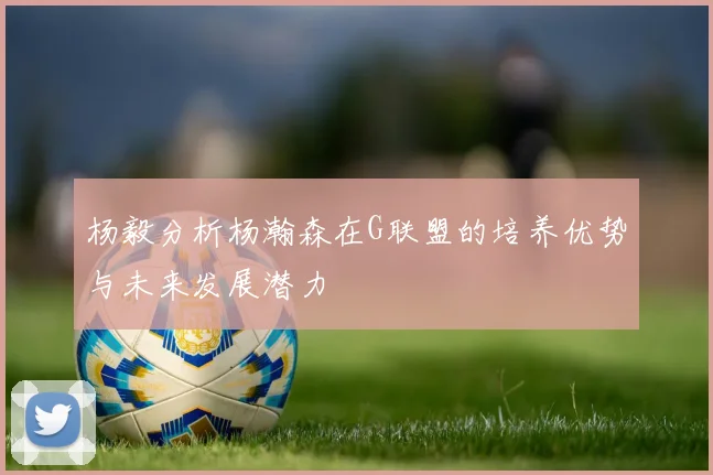 杨毅分析杨瀚森在G联盟的培养优势与未来发展潜力