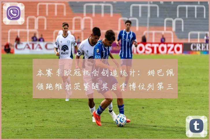 本赛季欧冠机会创造统计：姆巴佩领跑维尔茨紧随其后索博位列第三